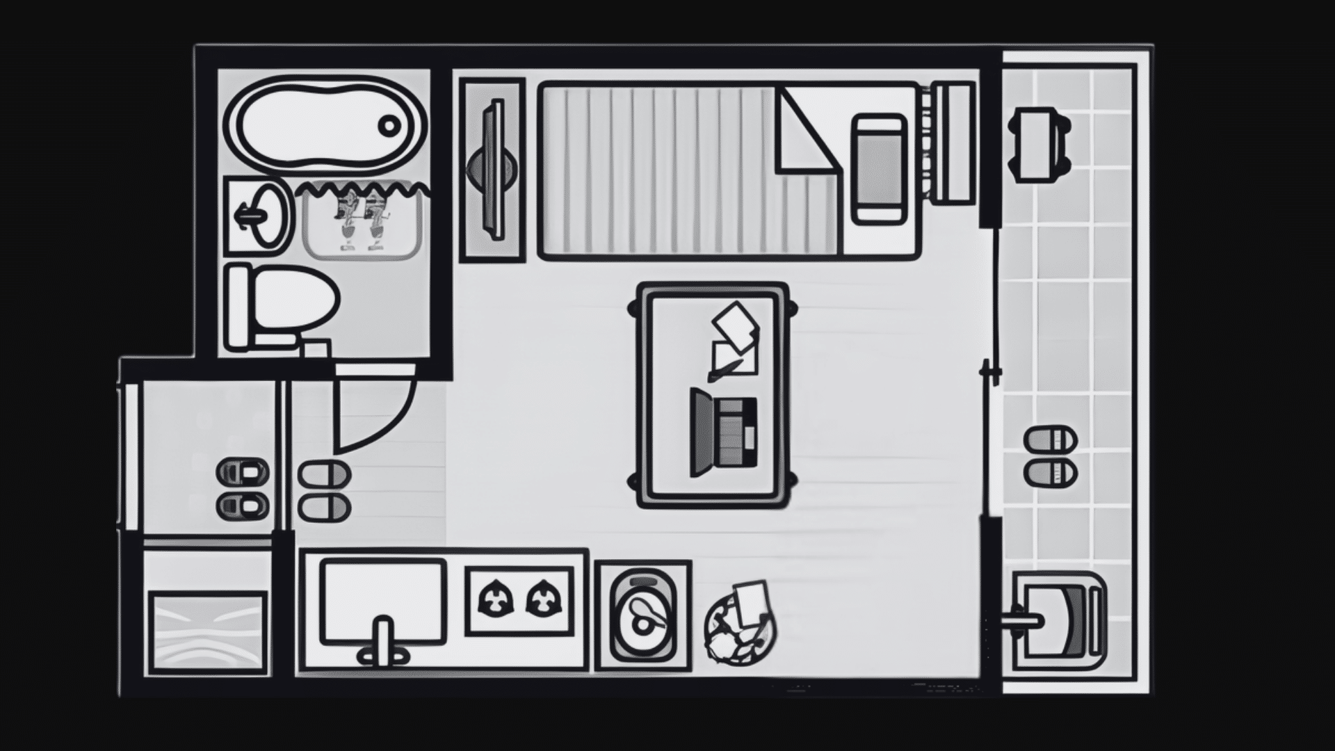 1R (One Room)