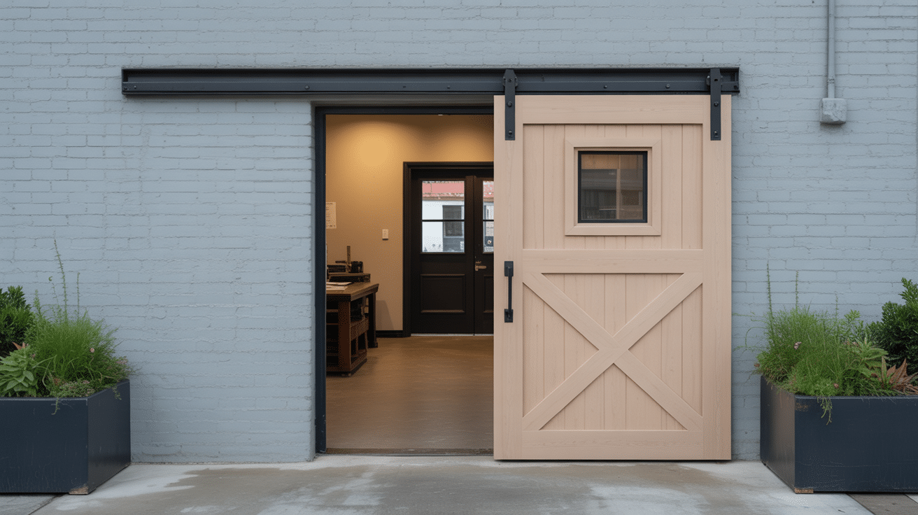 barn door size