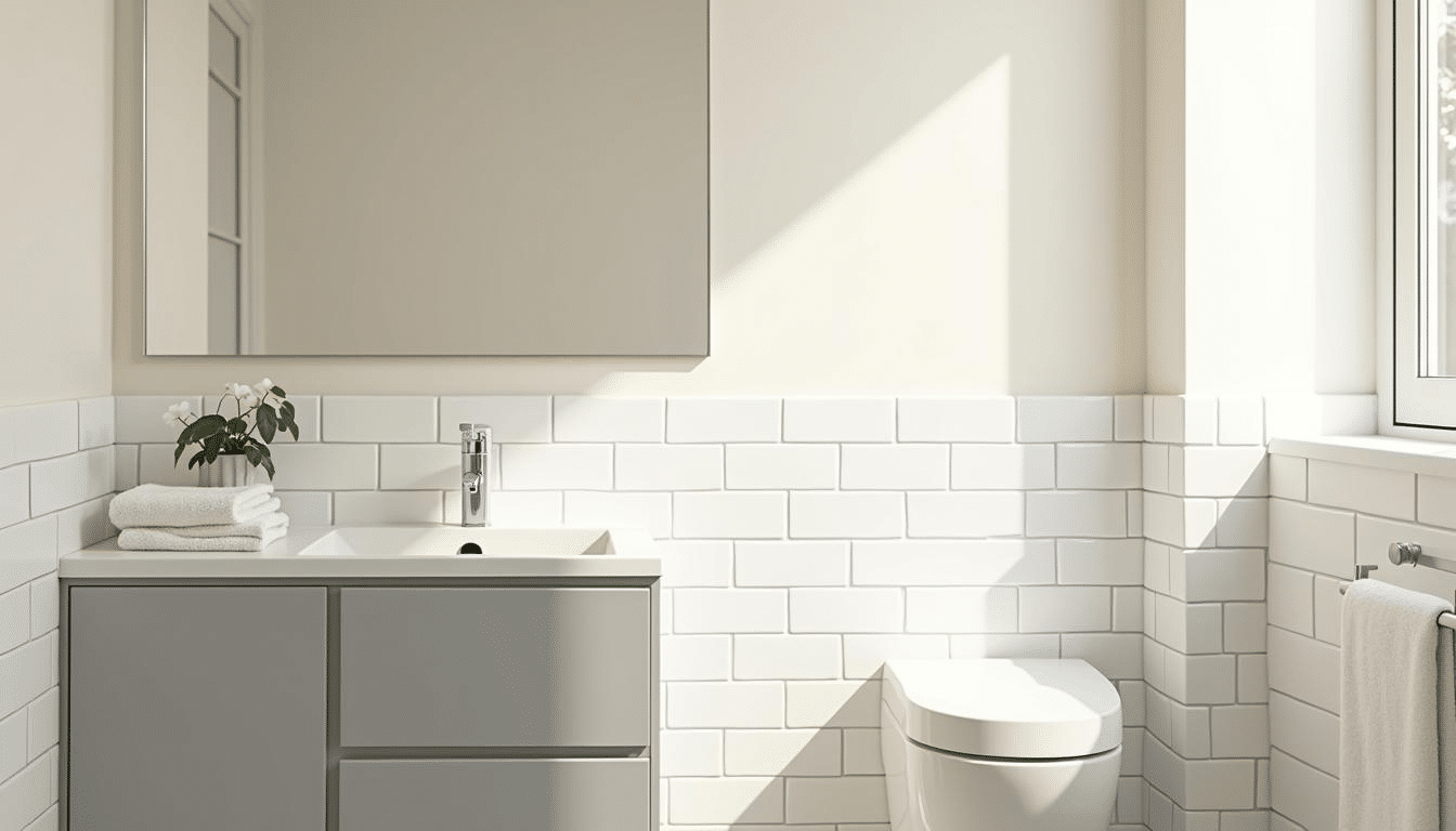 bathroom fresh yet cozy