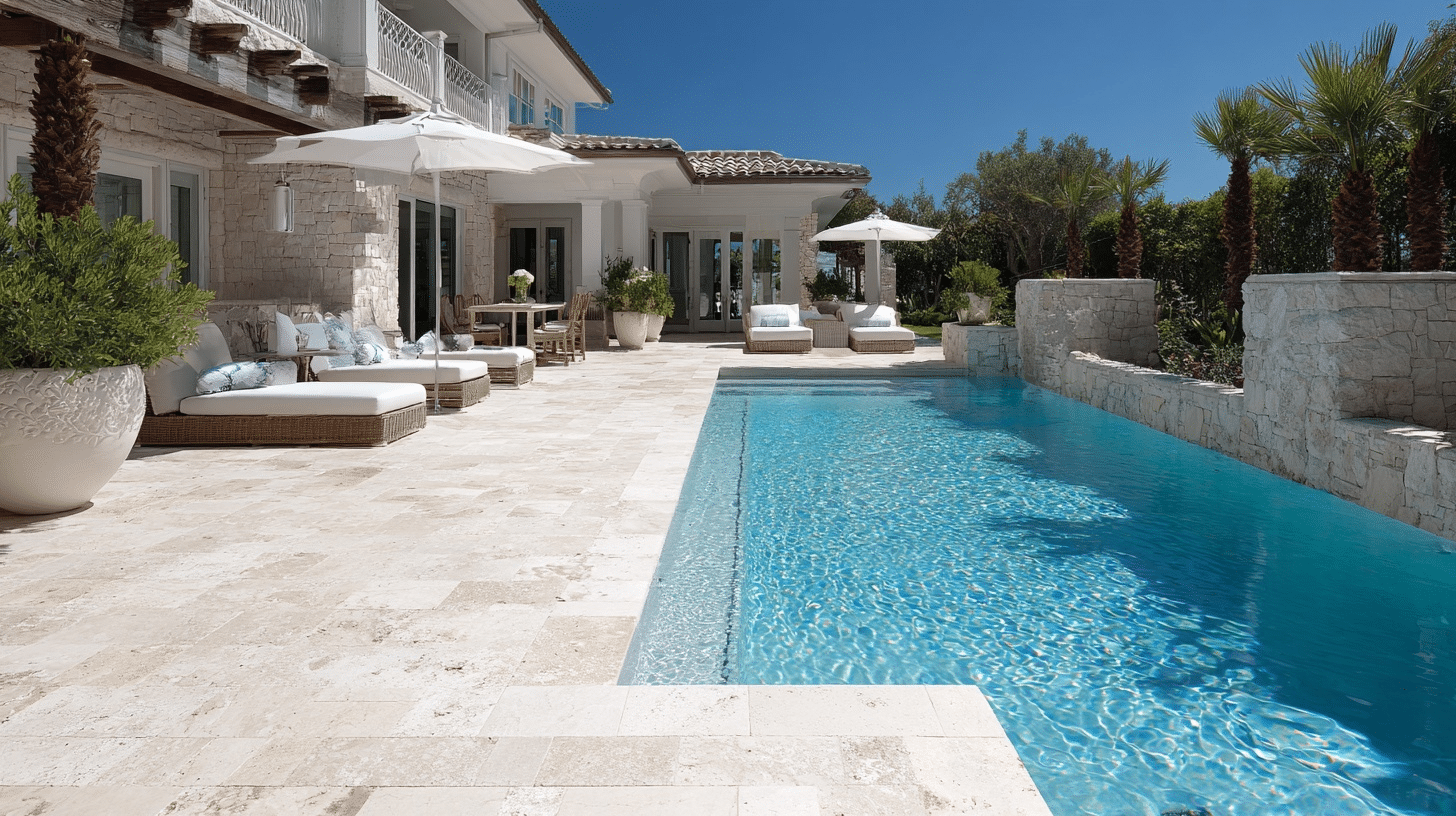 classic cream travertine