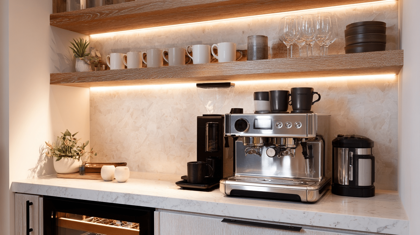 coffee and beverage station