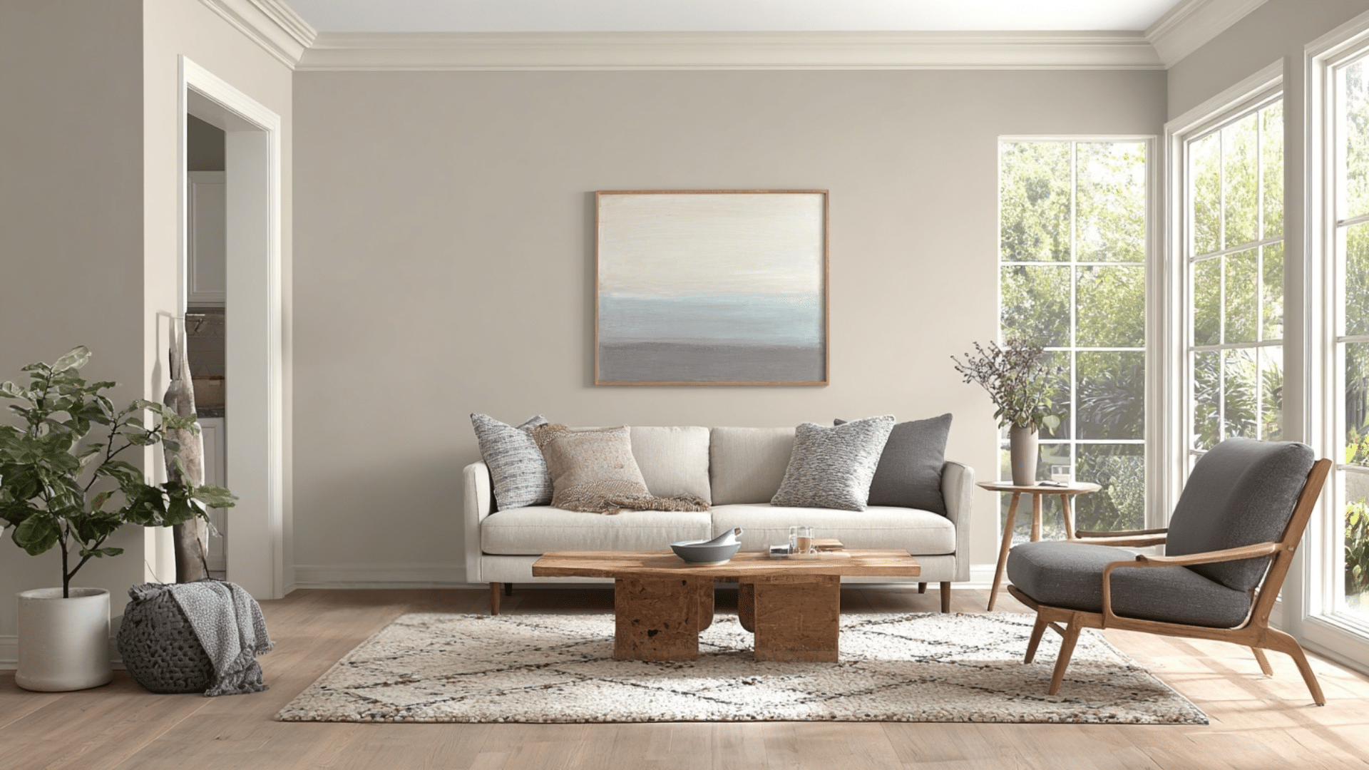 drift of mist with gray owl