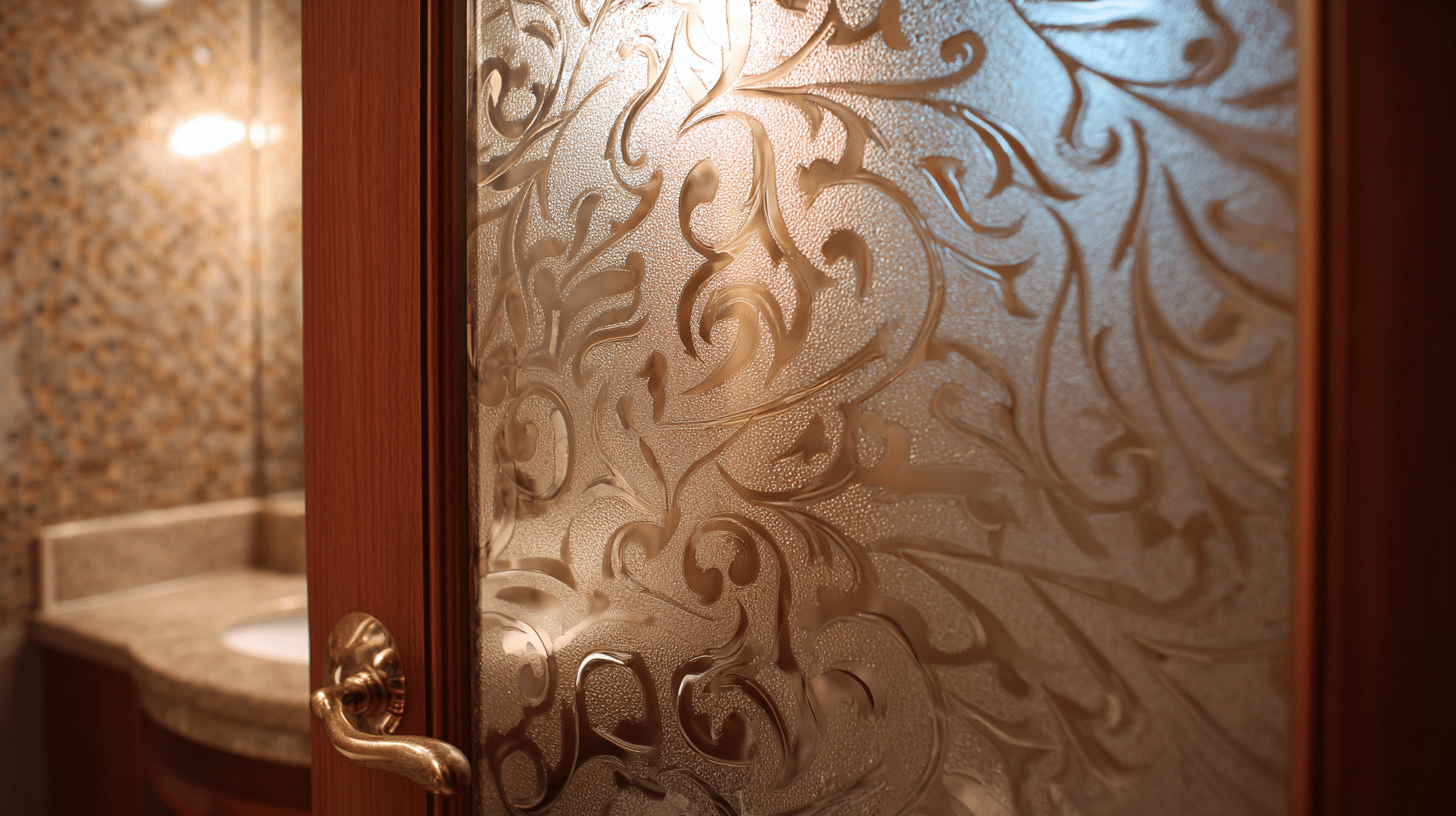 frosted glass doors