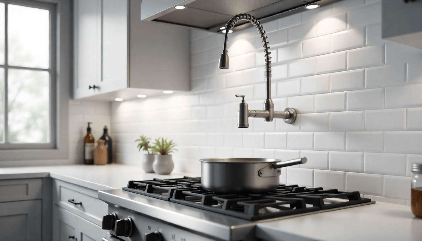 install a pot filler above the stove