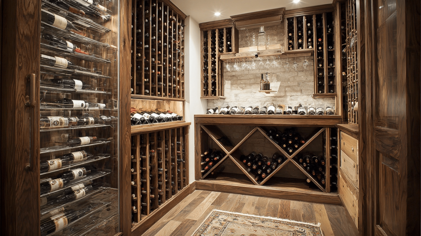 install a wine storage