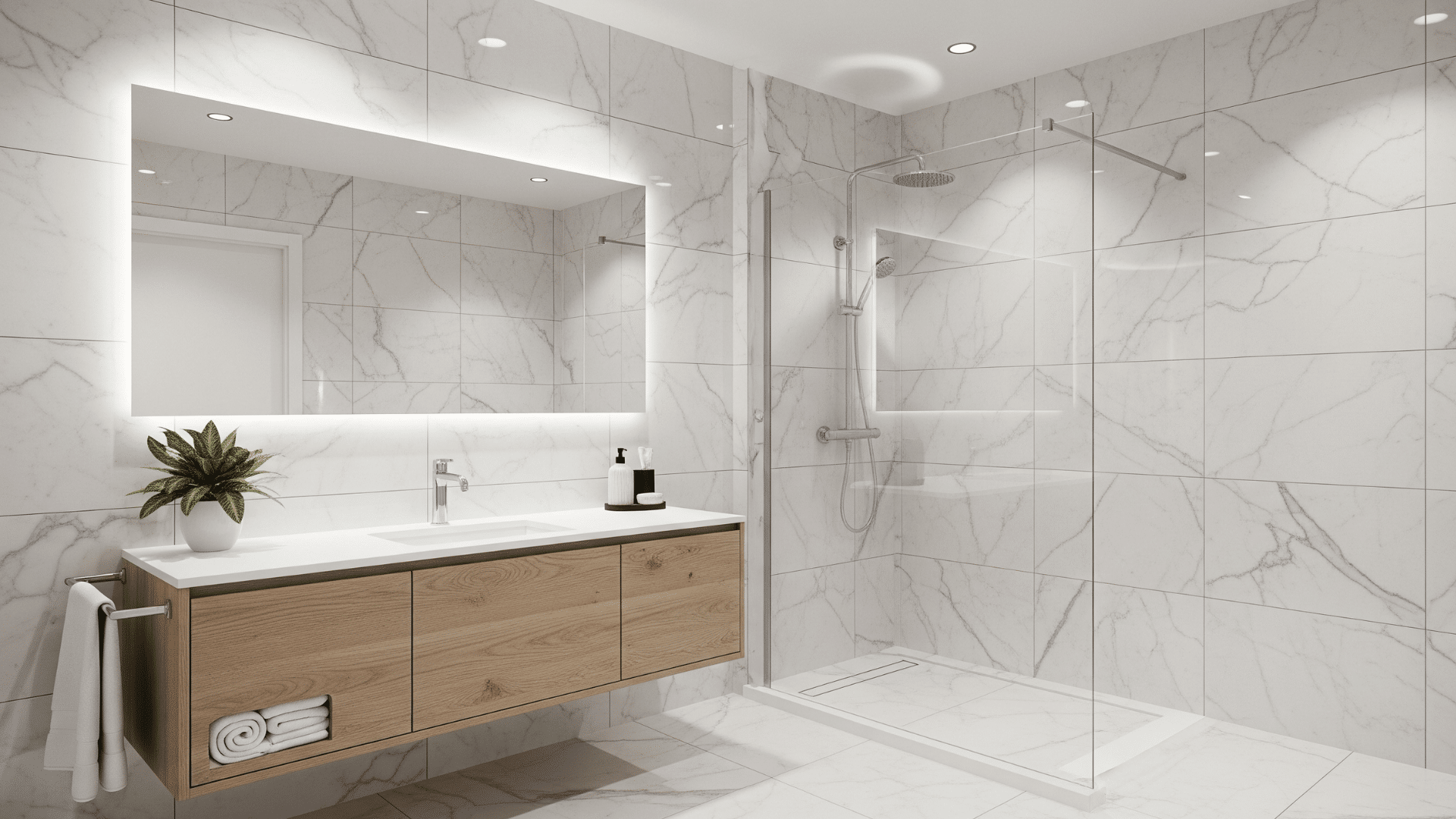 light colored marble look