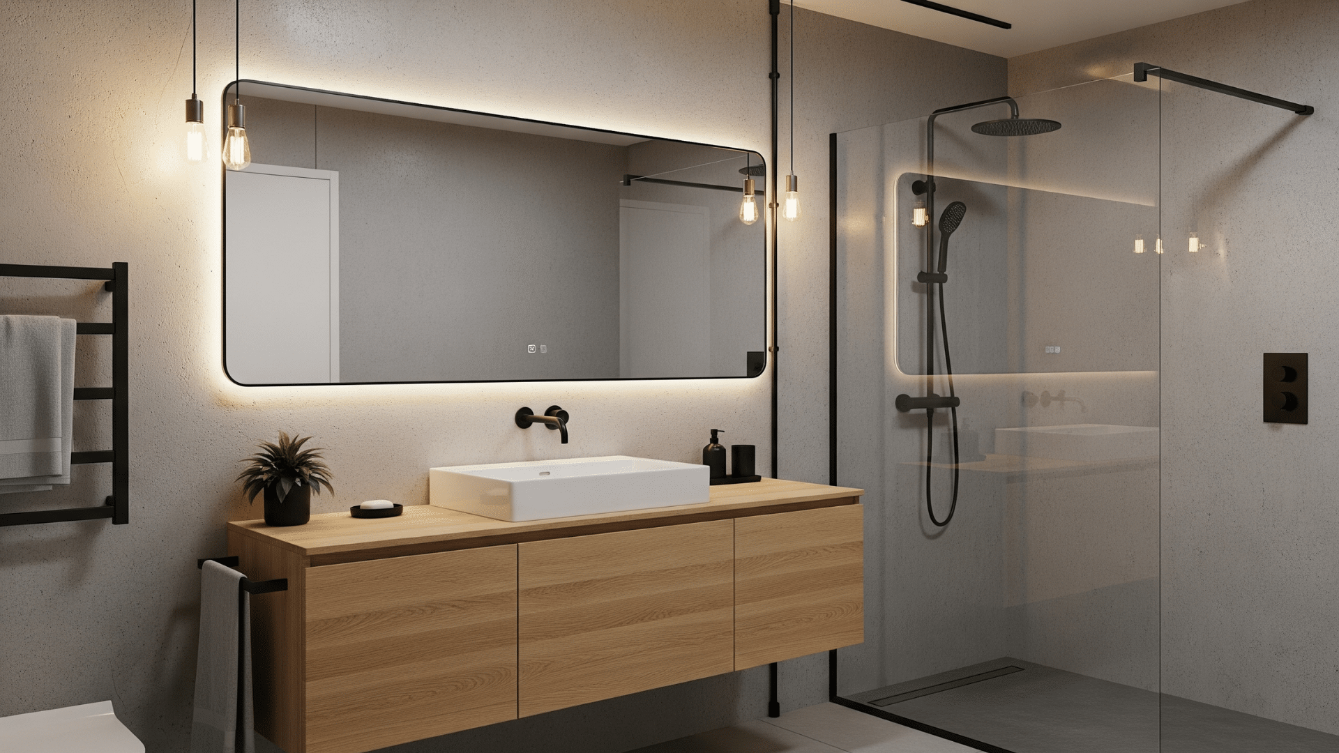 modern industrial touches