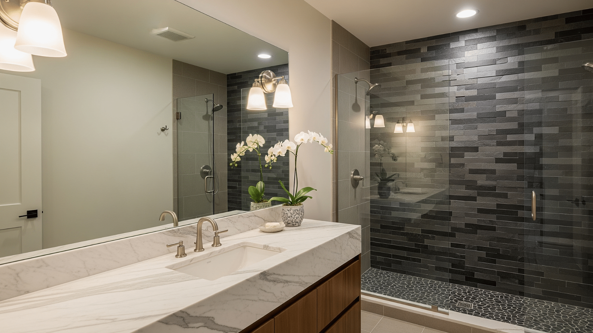 natural stone accents