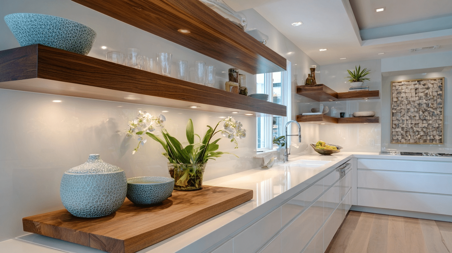 open shelving