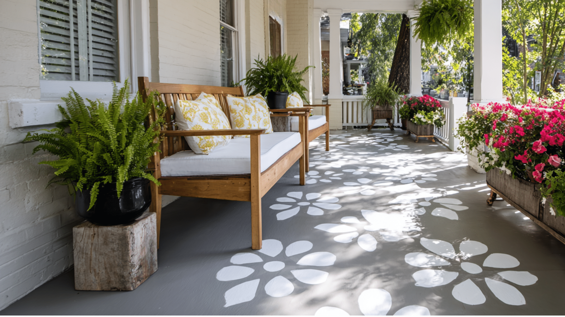 Painted Concrete