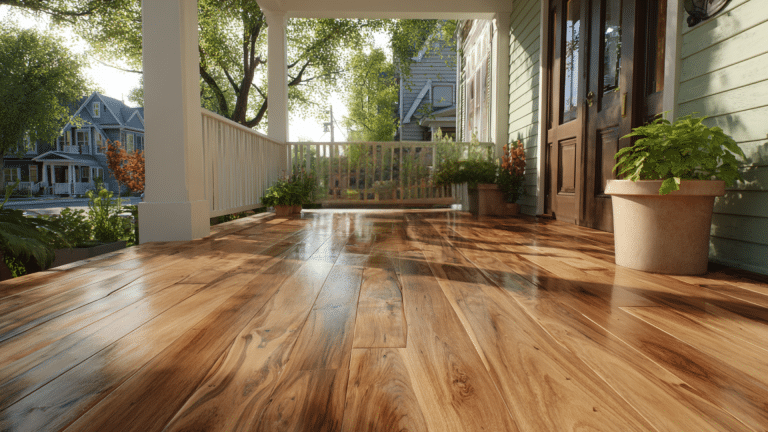17 Porch Floor Ideas Worth Looking Into (With Budgets!) - And christina