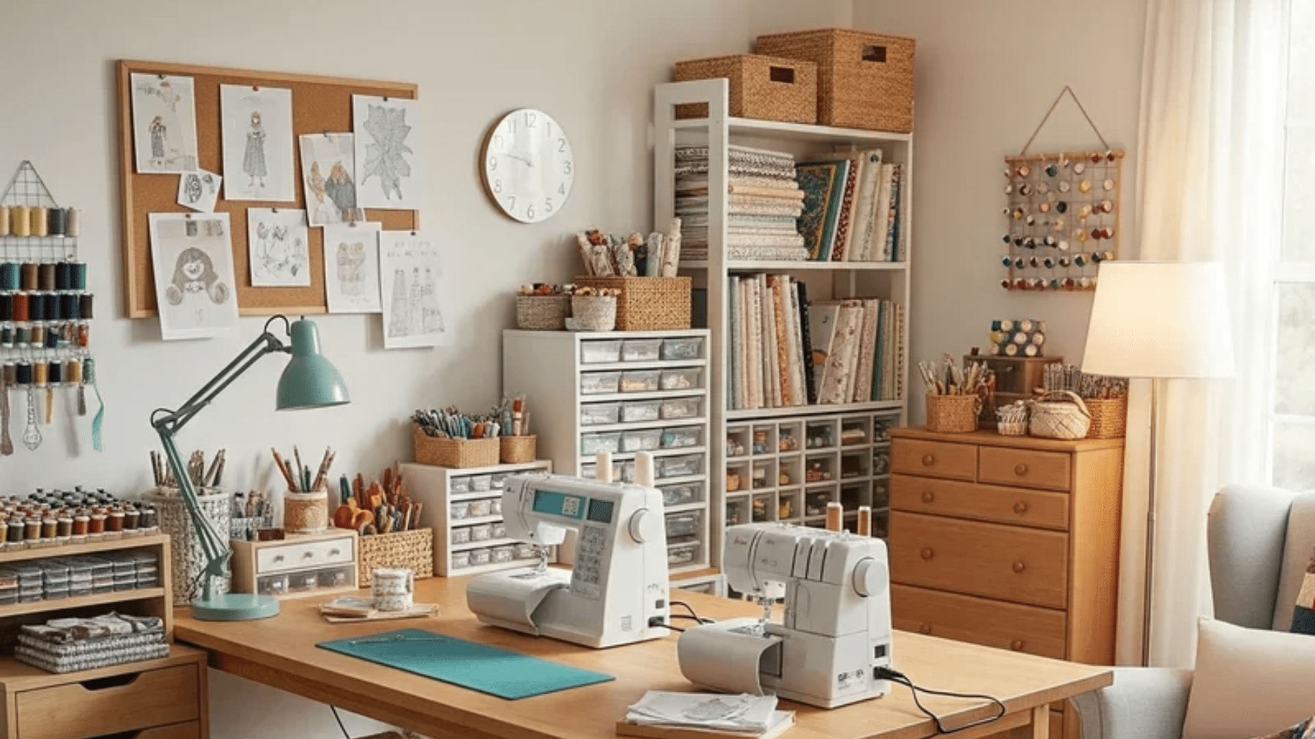 sewing room