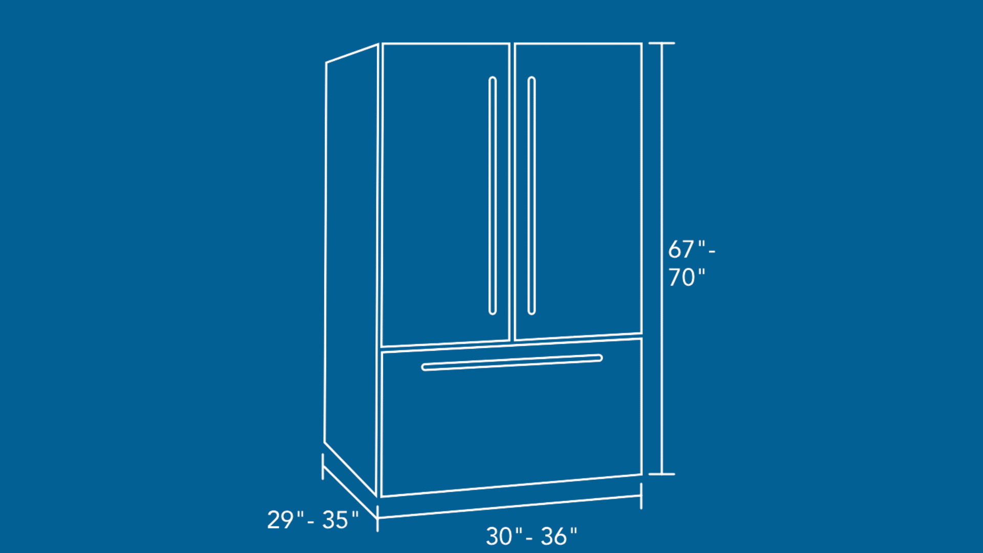 side by side refrigerator