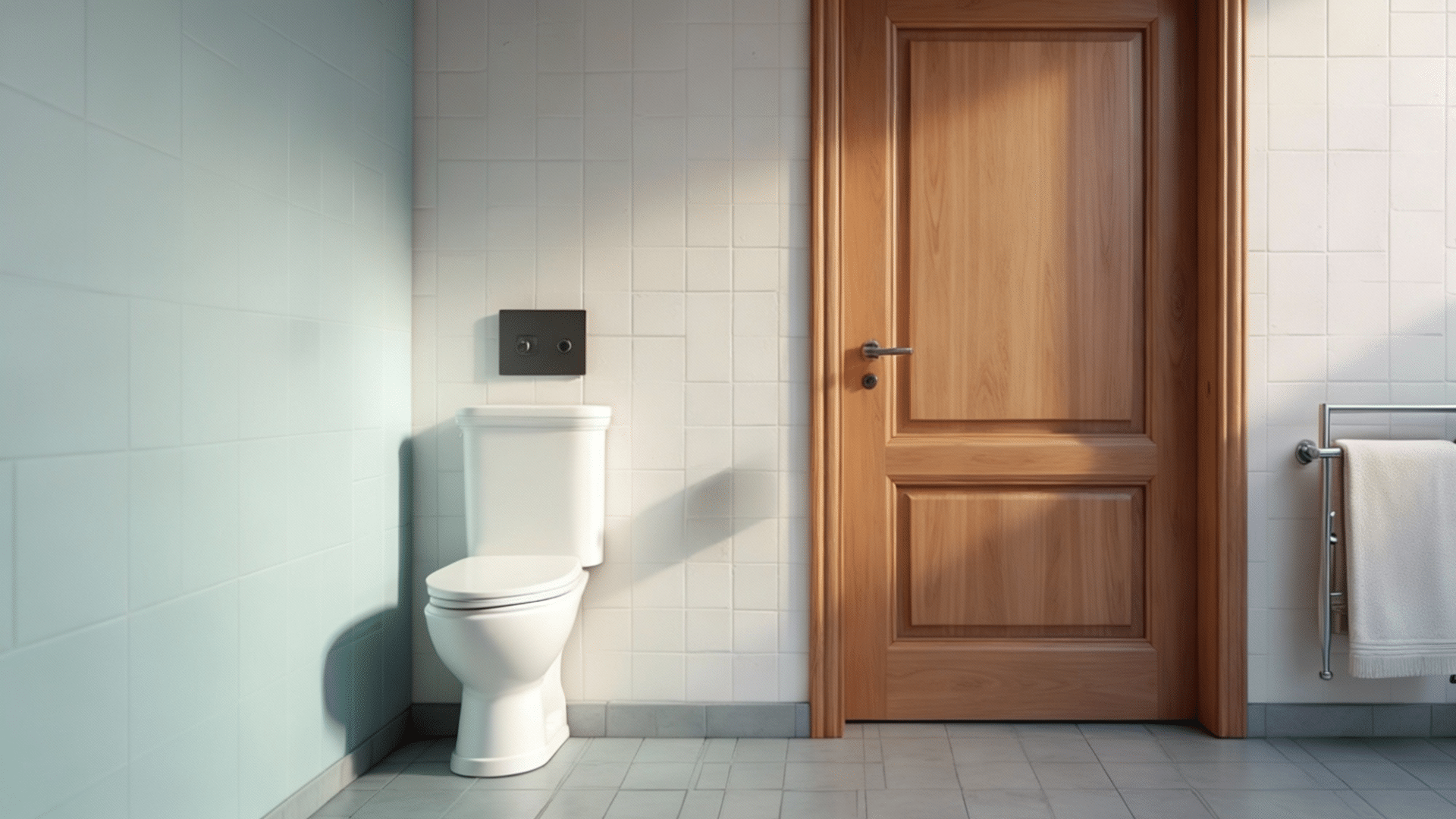 standard bathroom door size