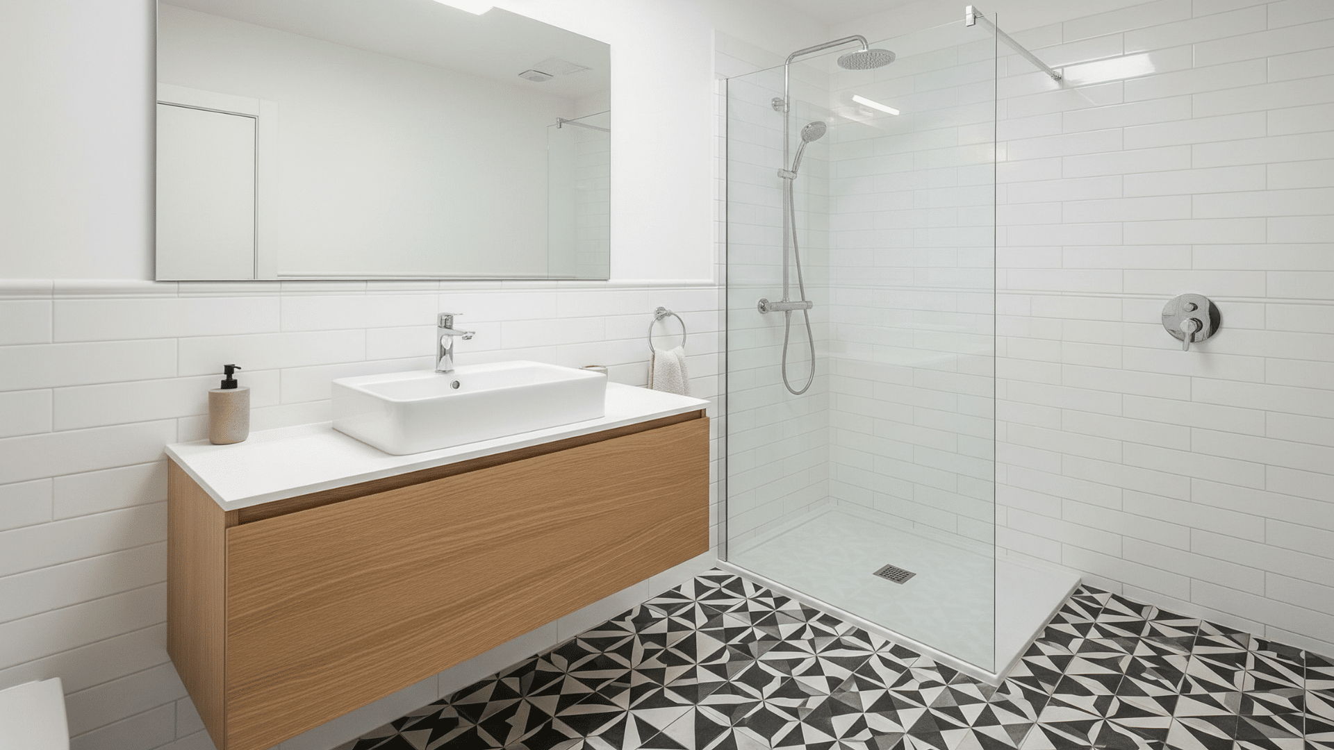 statement floor tile