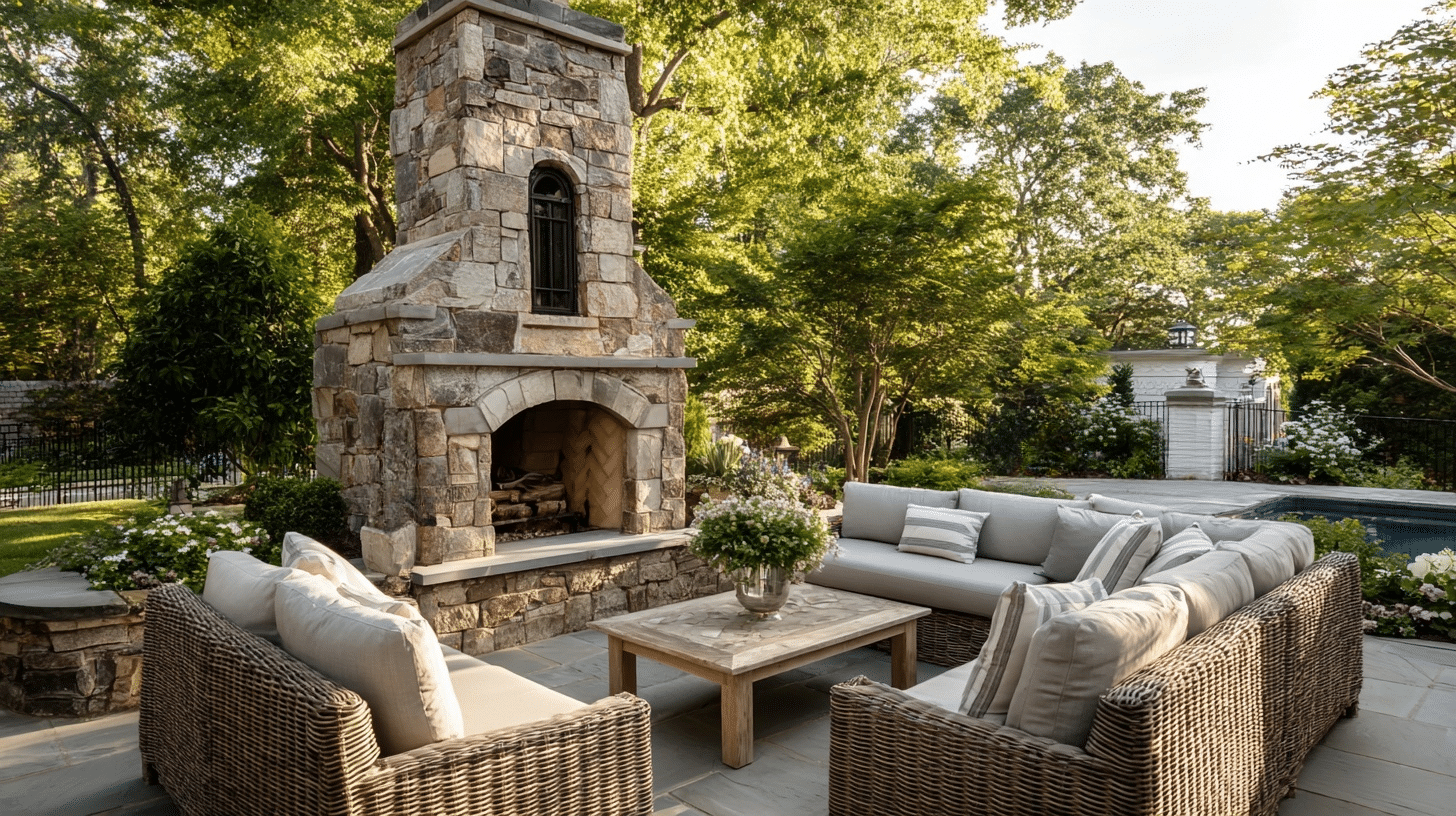 tall chimney statement piece