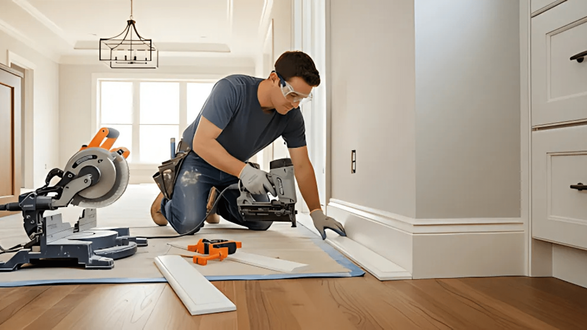 trim fixtures and final touches