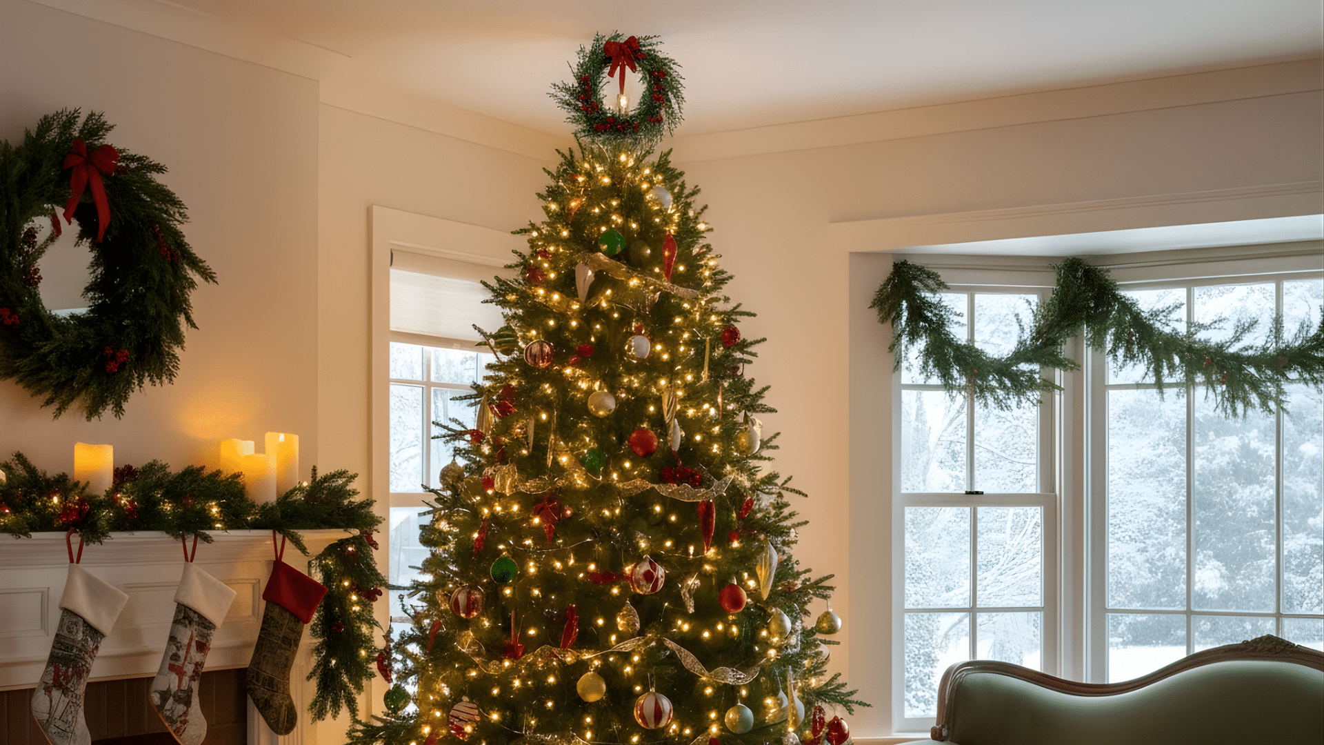 10 wreath and pearls