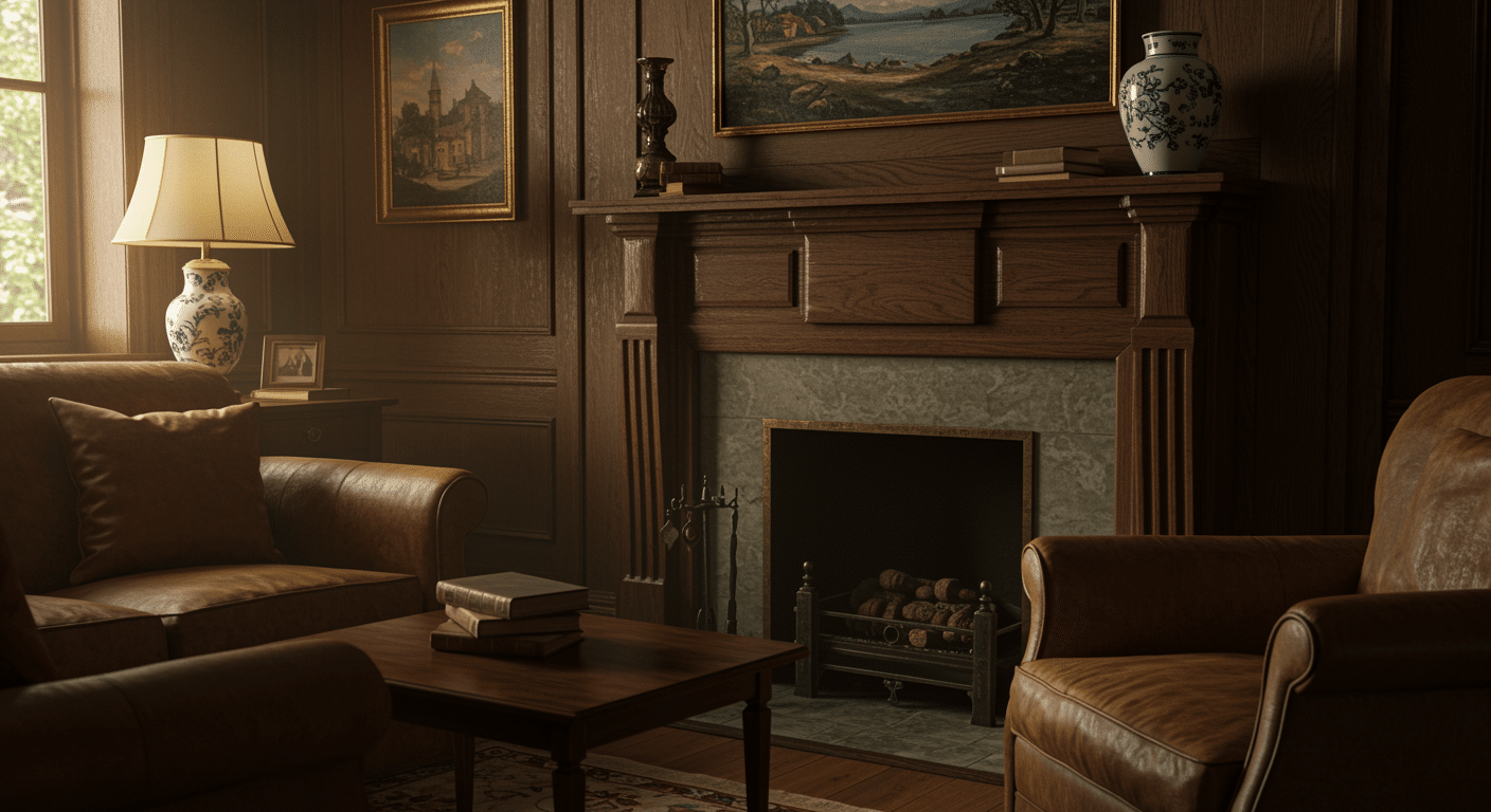 add a fireplace mantel