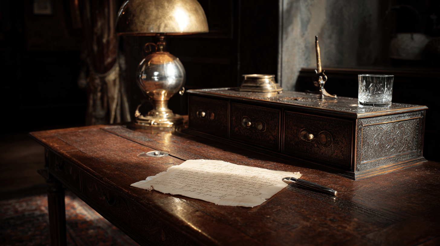 add a writing desk or secretary