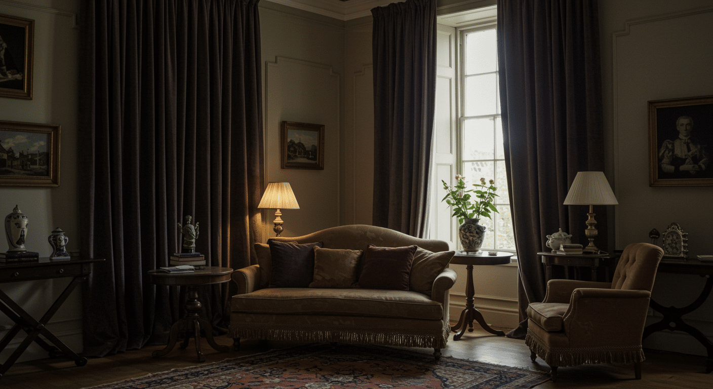 choose a heavy curtains rich in fabric