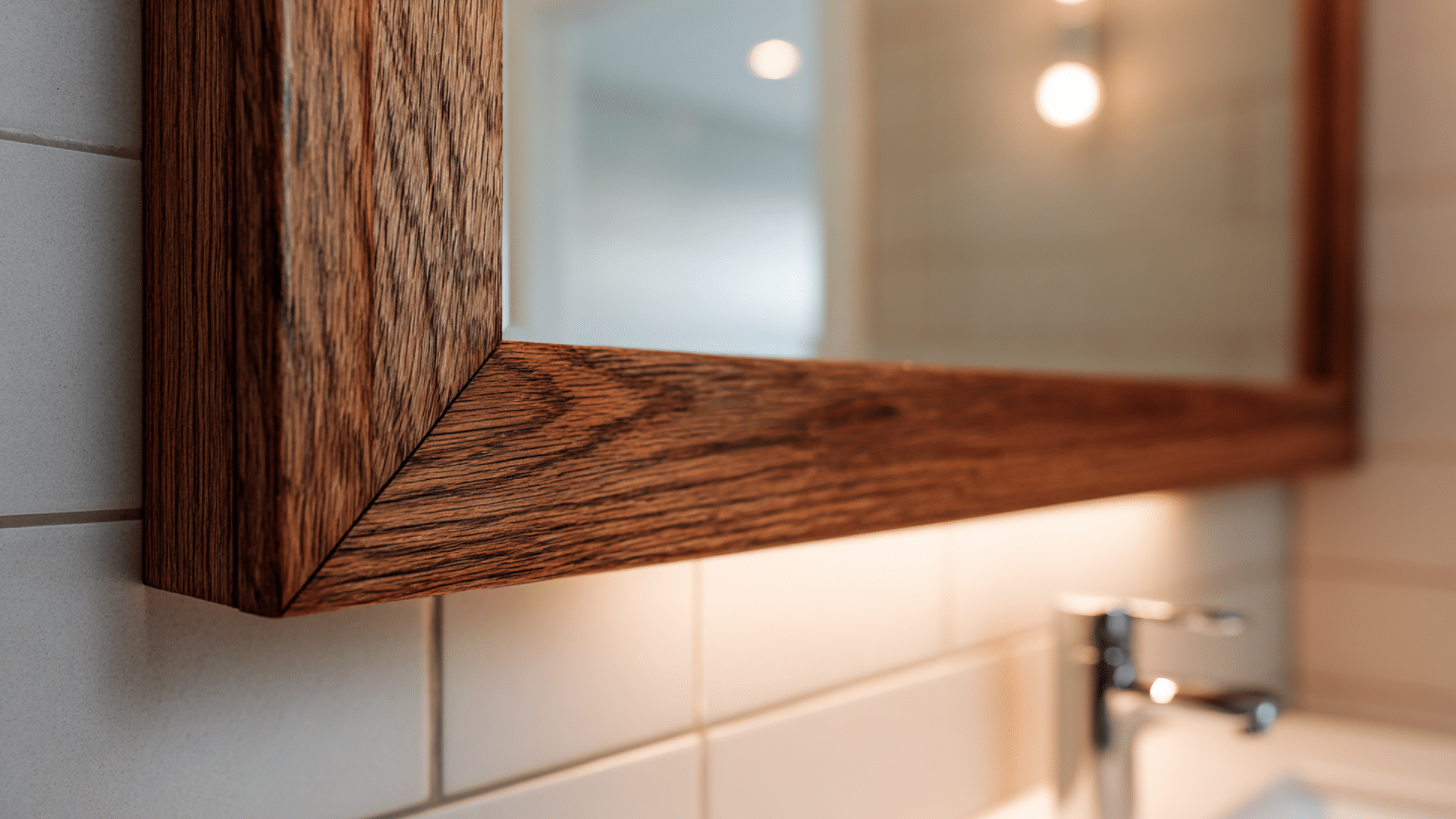 classic wood stain frame