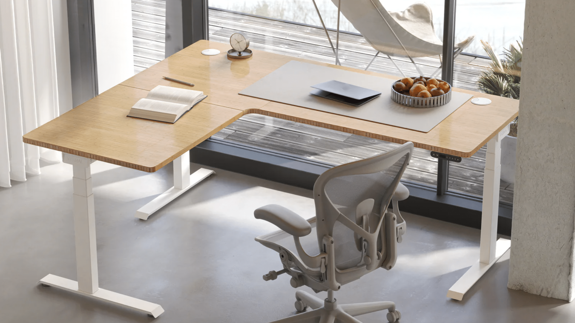 corner l shaped standing desk