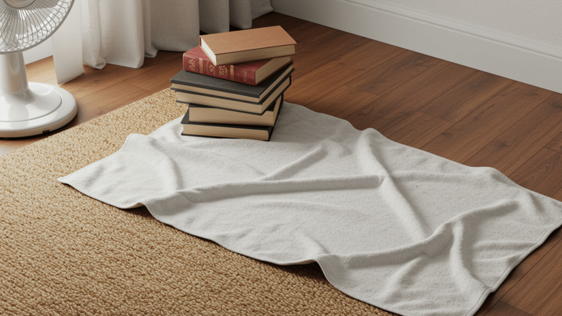 damp towel technique