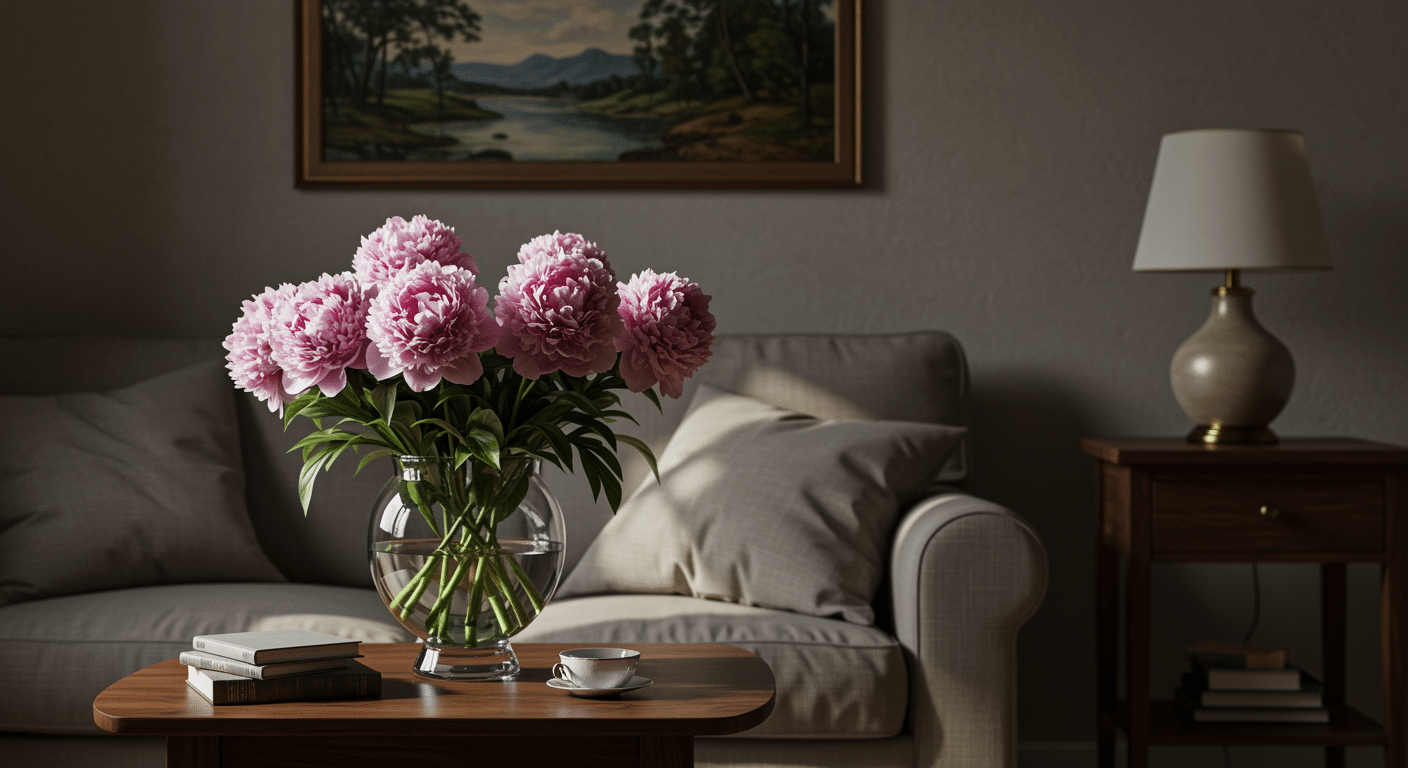 display fresh flowers in simple vases