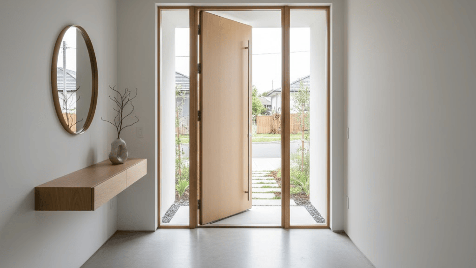 keep your entrance clear