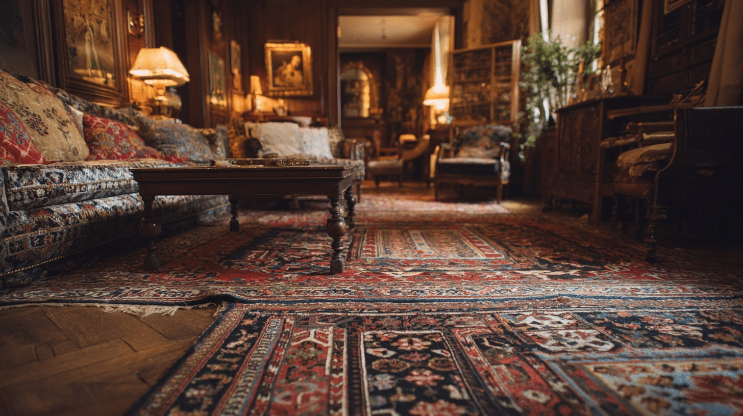 layer persian or oriental rugs