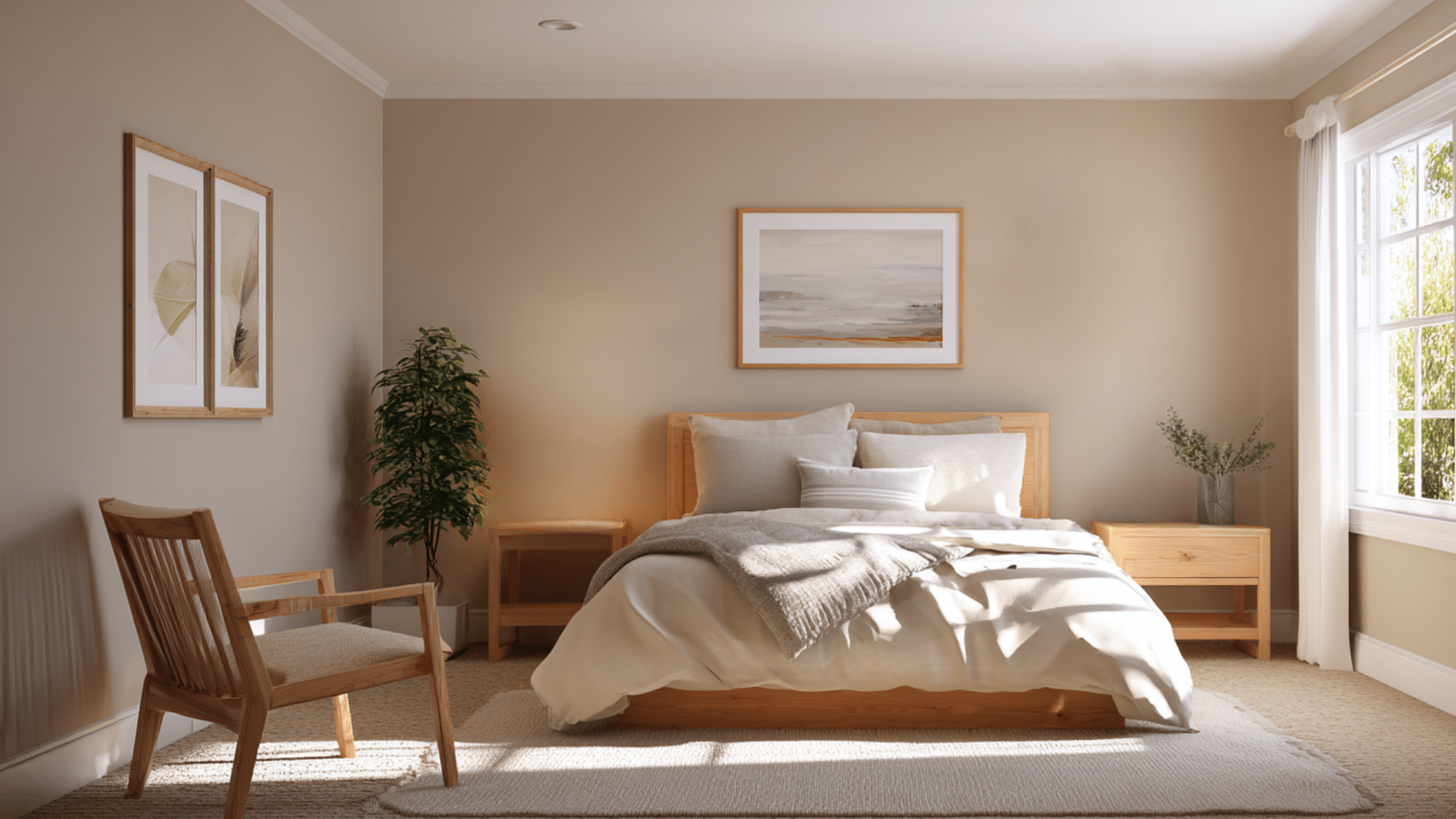 lighter ceiling than walls