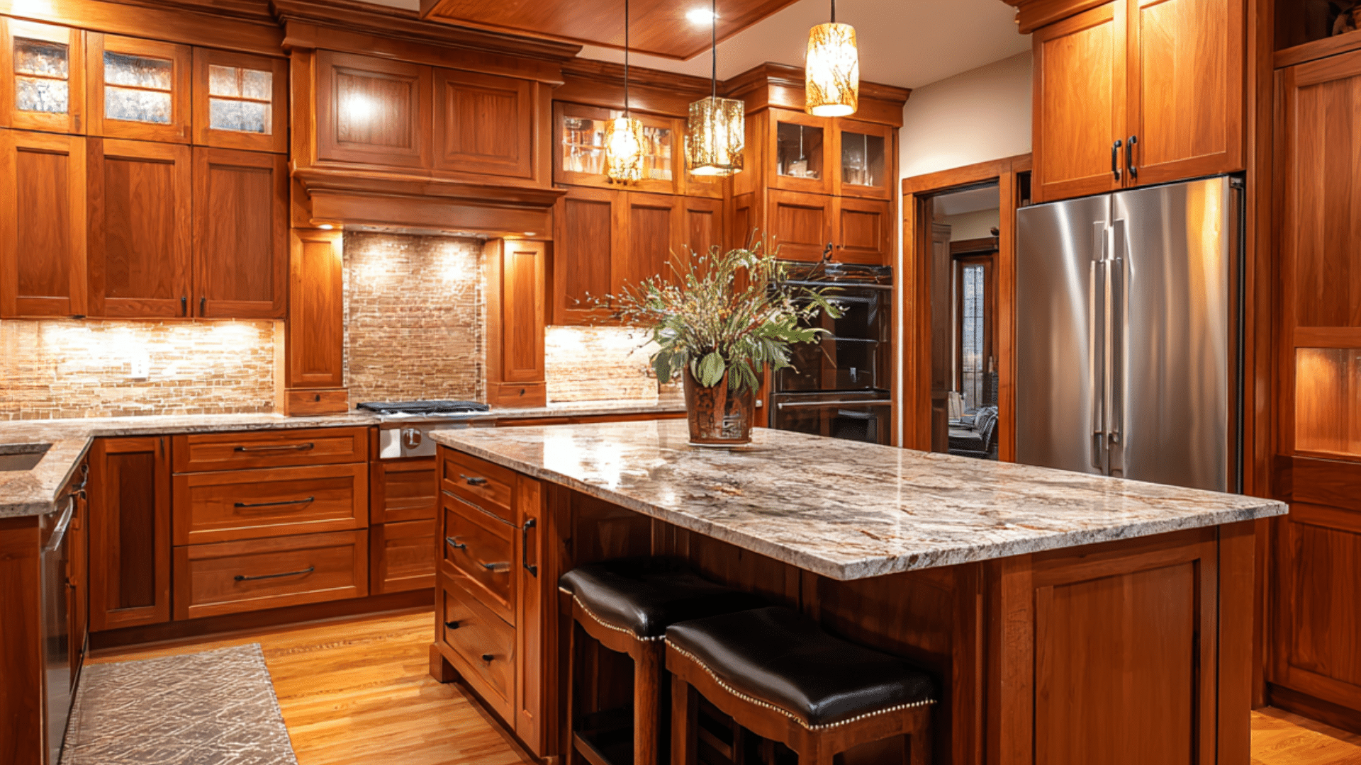 solid wood cabinets