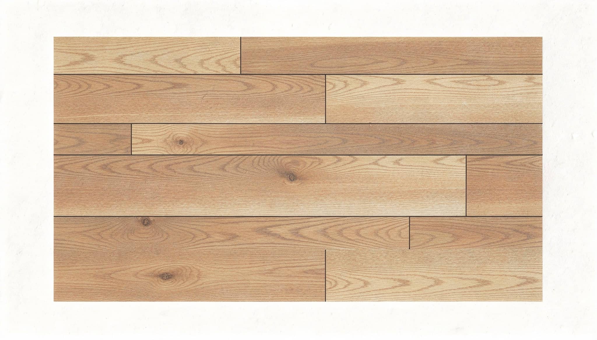 Measurements for a wooden floor in a straight lay pattern, including length, width, and spacing details (2)